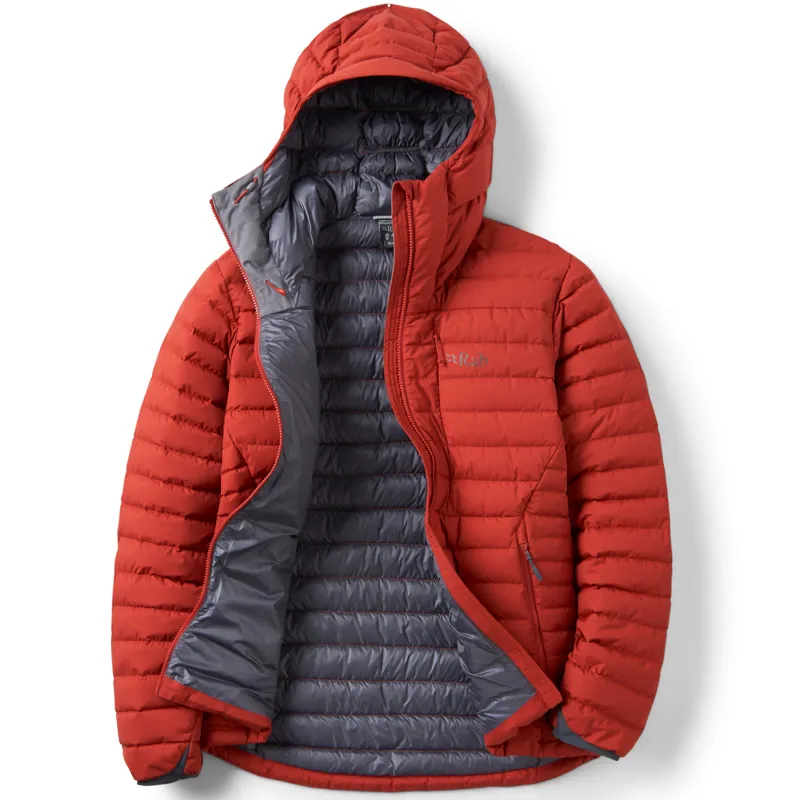 Rab Mens Microlight Windstopper Hoody - Tuscan Red-1