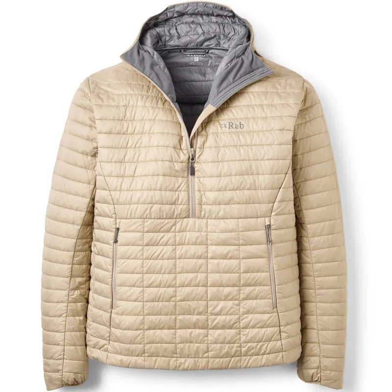 Rab Mens Microlighter Pullover Hoody - Dark Pebble