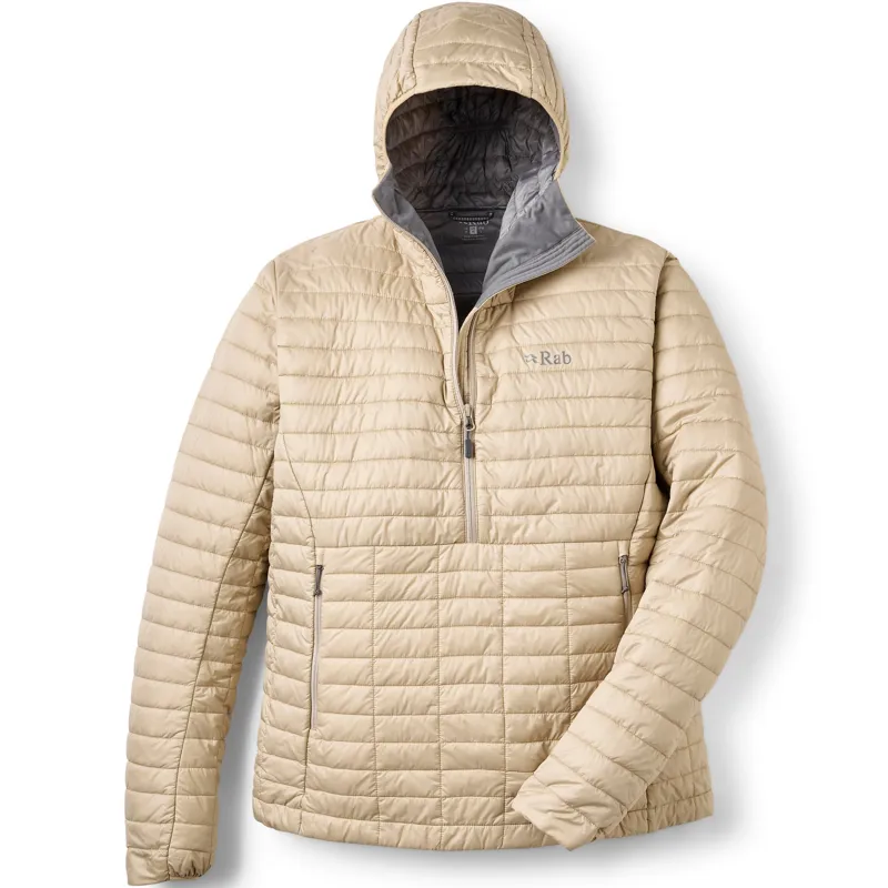 Rab Mens Microlighter Pullover Hoody - Dark Pebble-1