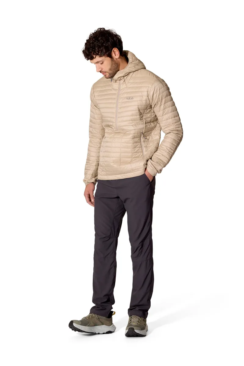 Rab Mens Microlighter Pullover Hoody - Dark Pebble-3