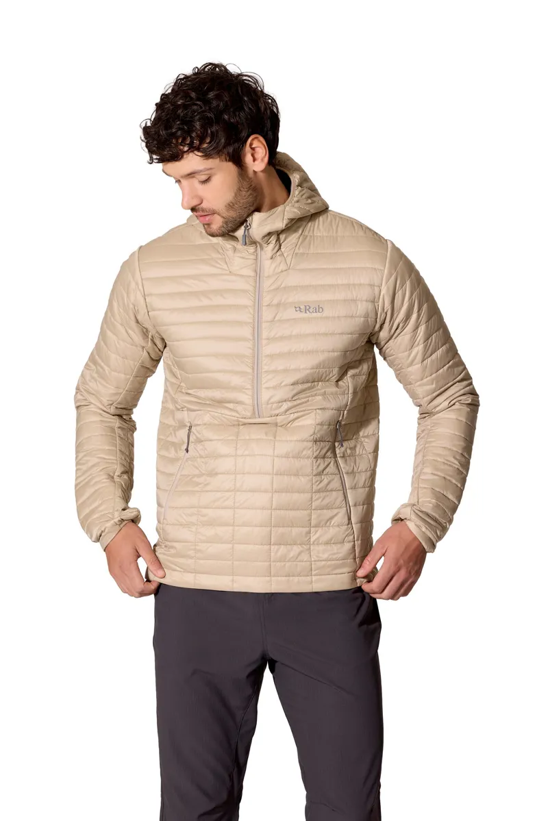 Rab Mens Microlighter Pullover Hoody - Dark Pebble-5