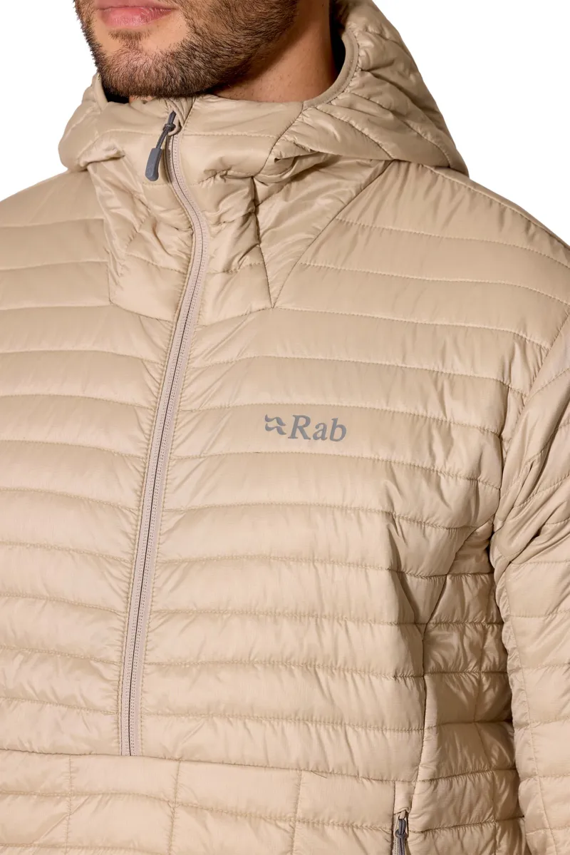 Rab Mens Microlighter Pullover Hoody - Dark Pebble-8