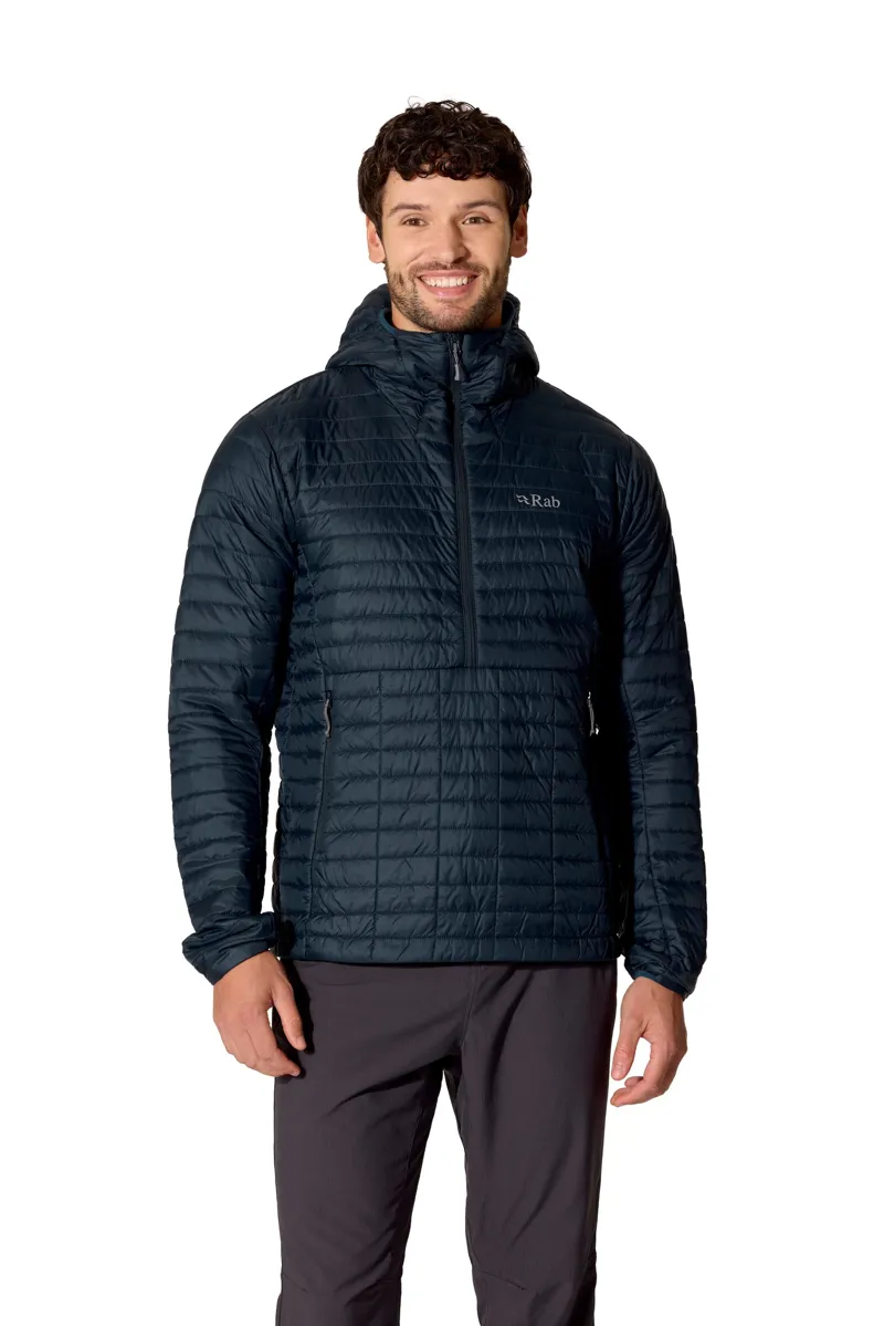 Rab Mens Microlighter Pullover Hoody - Galaxy Blue-3