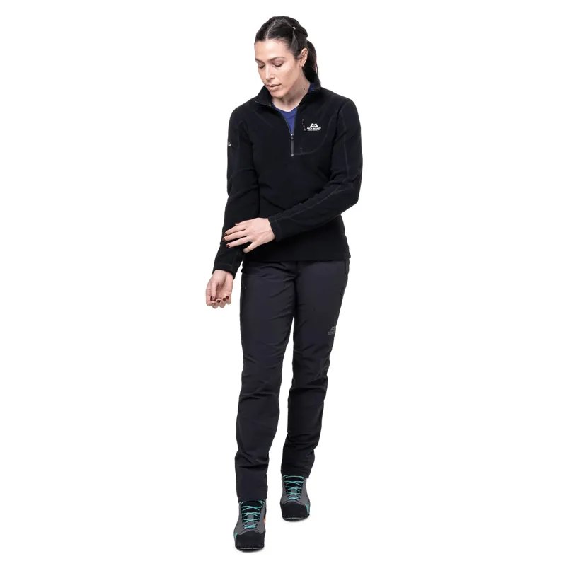 Mountain Equipment Womens Micro Zip-T Fleece - Black-3