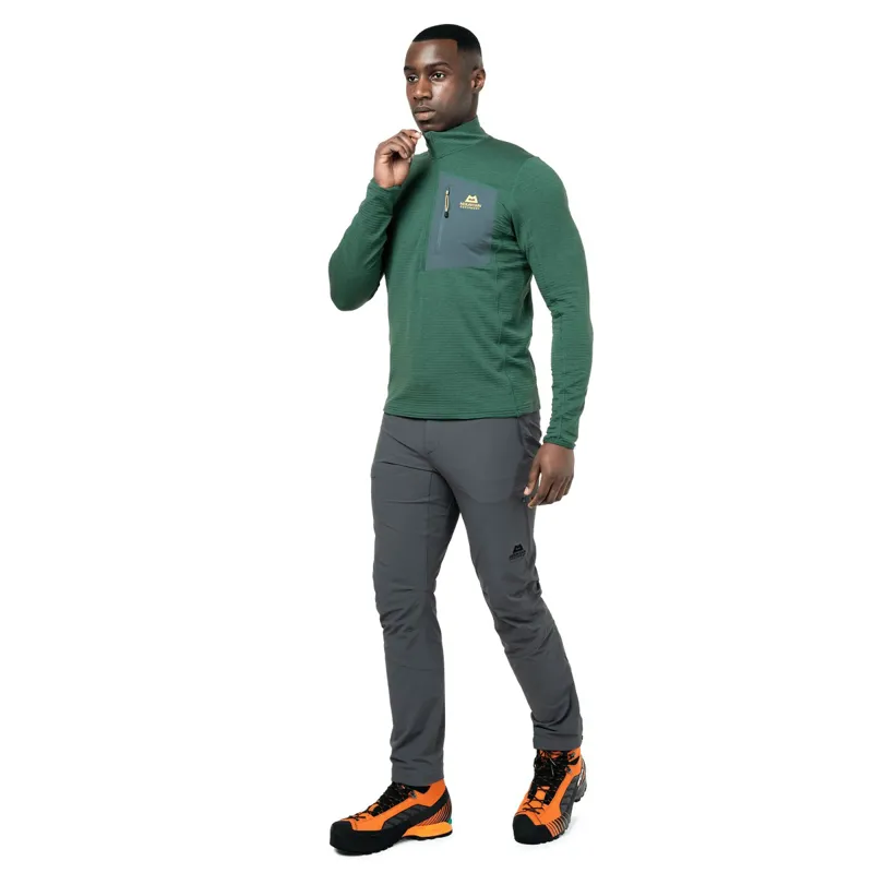 Mountain Equipment Mens Lumiko Zip-T Fleece - Fern-Ombre-2