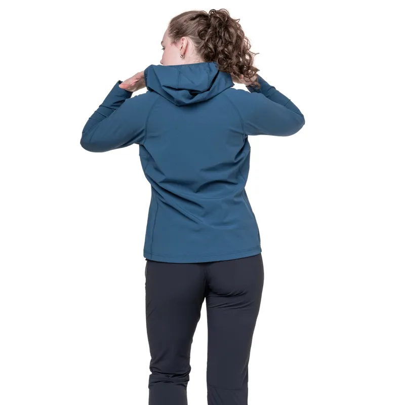 Mountain Equipment Womens Arrow Hooded Jacket - Lichen Green-Deep Teal-3