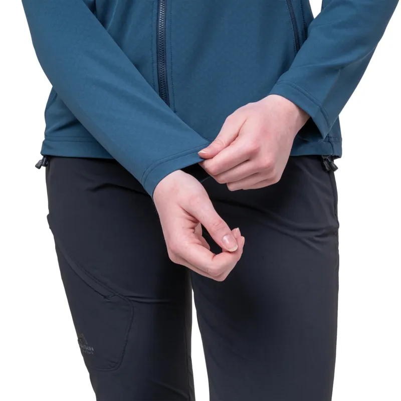 Mountain Equipment Womens Arrow Hooded Jacket - Lichen Green-Deep Teal-10