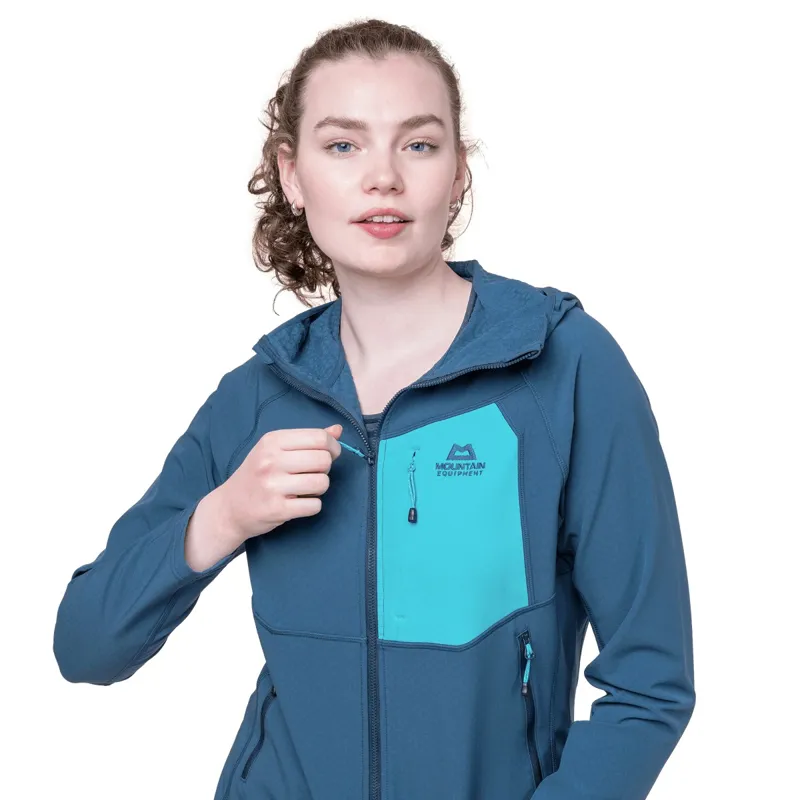 Mountain Equipment Womens Arrow Hooded Jacket - Dusk-Topaz-6