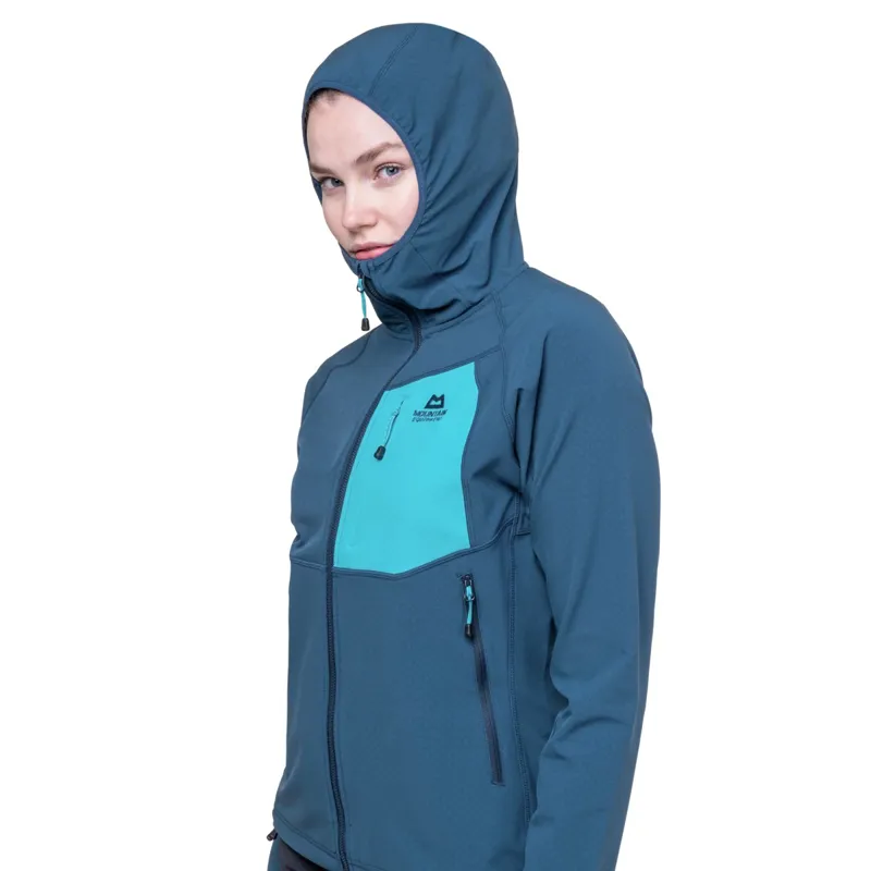 Mountain Equipment Womens Arrow Hooded Jacket - Clematis-Dusk-9