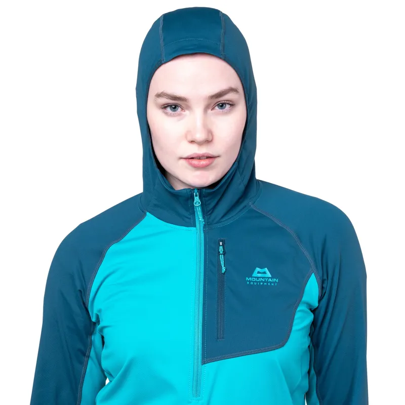 Mountain Equipment Womens Aiguille Hooded Top - Sage-7