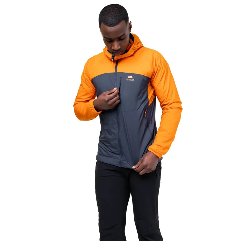 Mountain Equipment Mens Aerotherm Jacket - Blue Nights-Ember-5