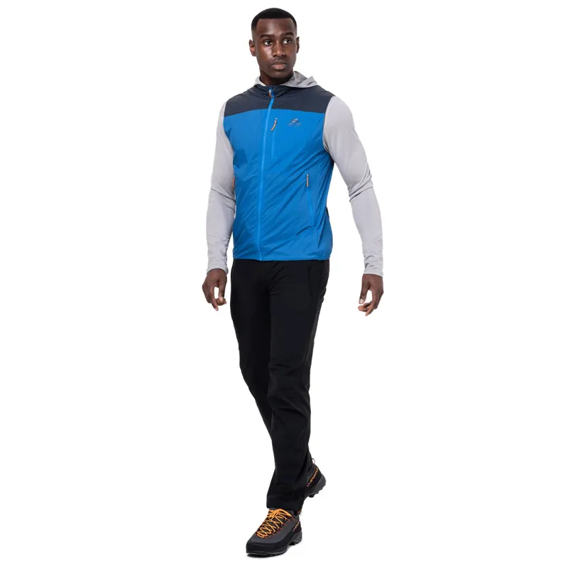 Mountain Equipment Mens Aerotherm Vest - Blue Nights-Ember-1