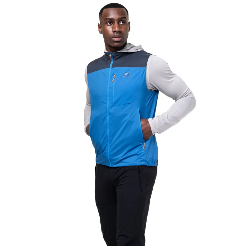Mountain Equipment Mens Aerotherm Vest - Blue Nights-Ember-2