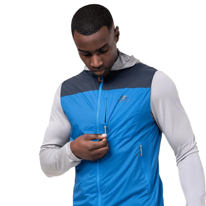 Mountain Equipment Mens Aerotherm Vest - Blue Nights-Ember-5