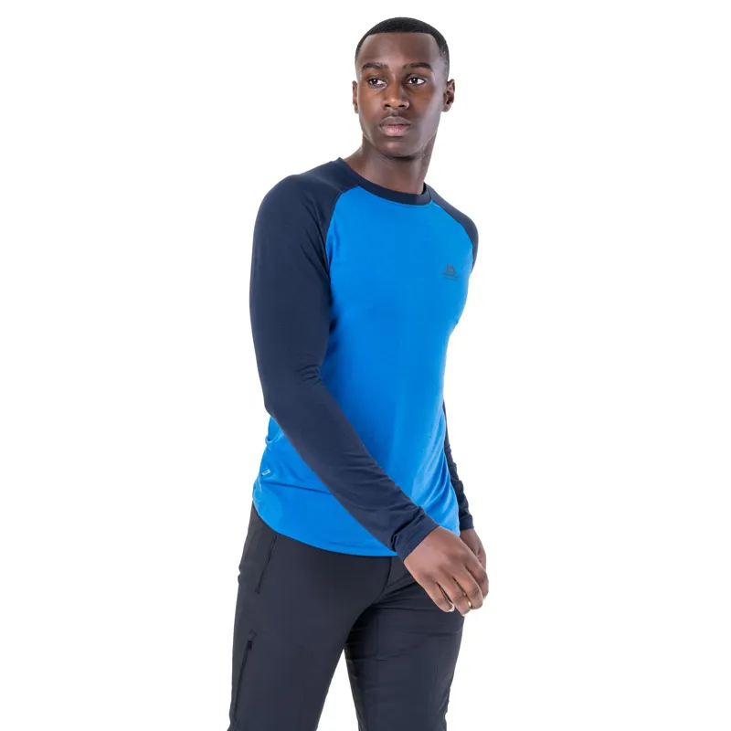 Mountain Equipment Mens Redline Long Sleeved Tee - Cosmos Stripe-Cosmos-1