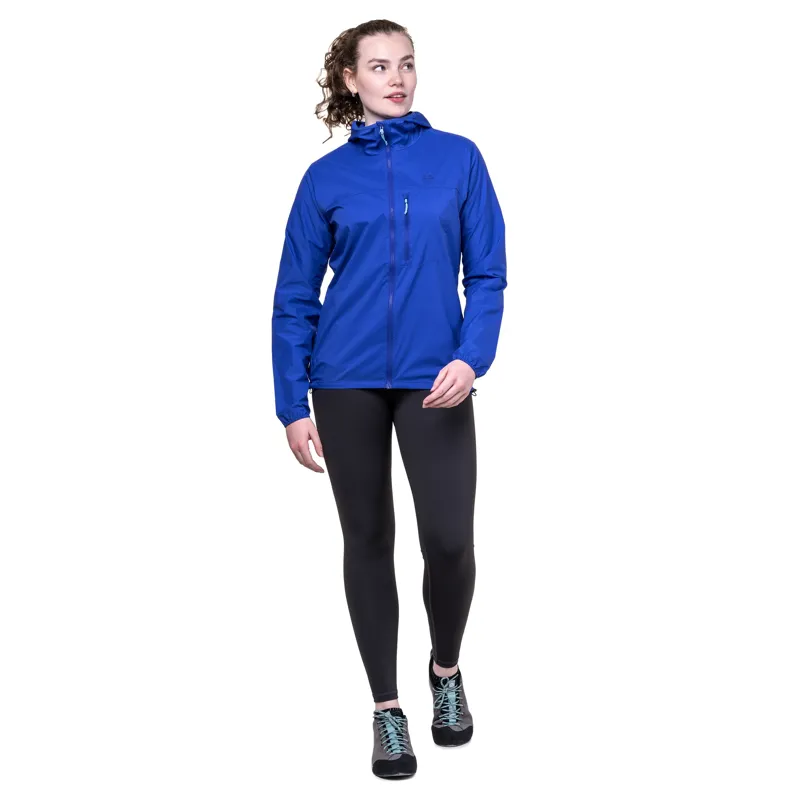 Mountain Equipment Womens Aerofoil Hooded Jacket - Blue Nights-1