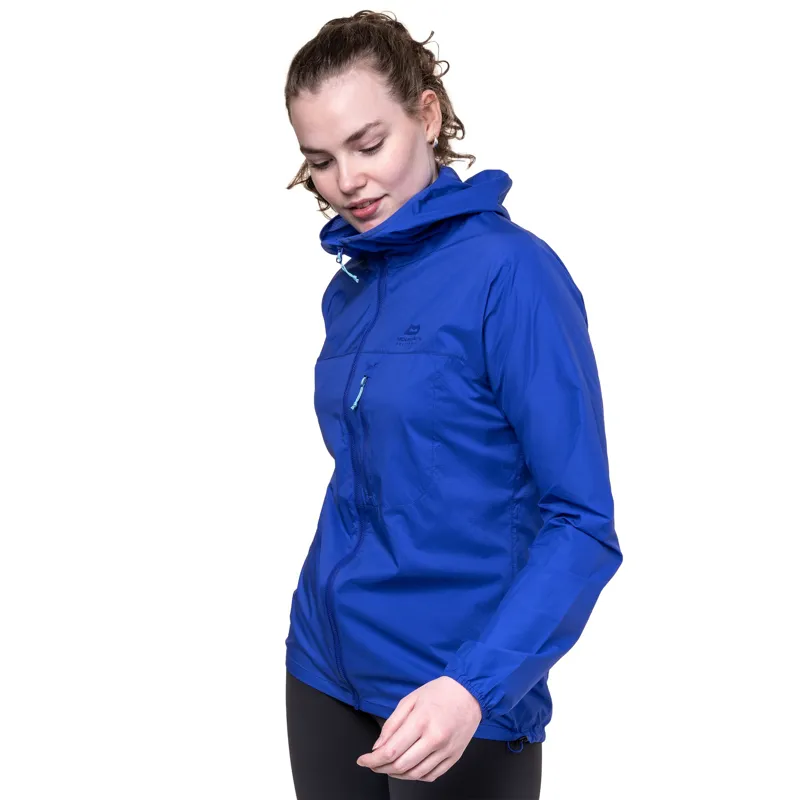 Mountain Equipment Womens Aerofoil Hooded Jacket - Blue Nights-3