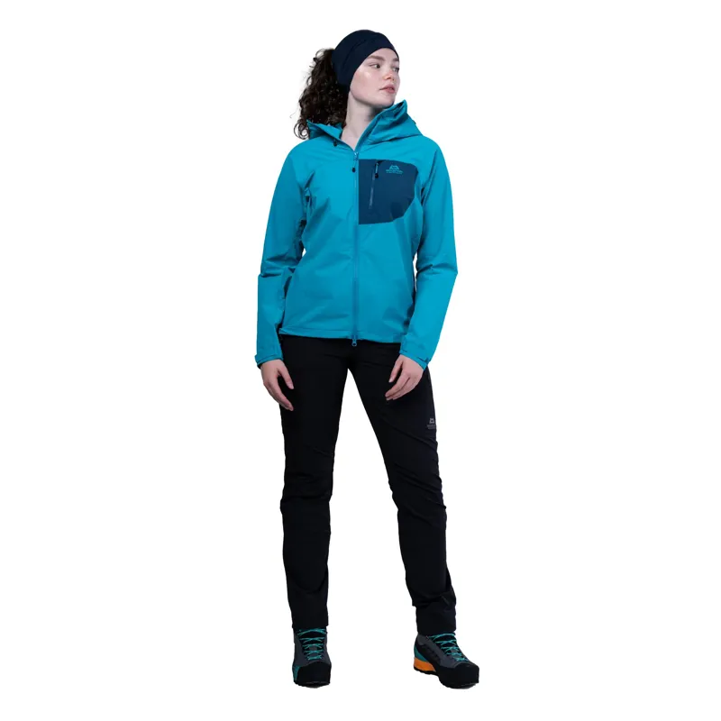 Mountain Equipment Womens Squall Hooded Jacket - Chili Red-Merlot-1
