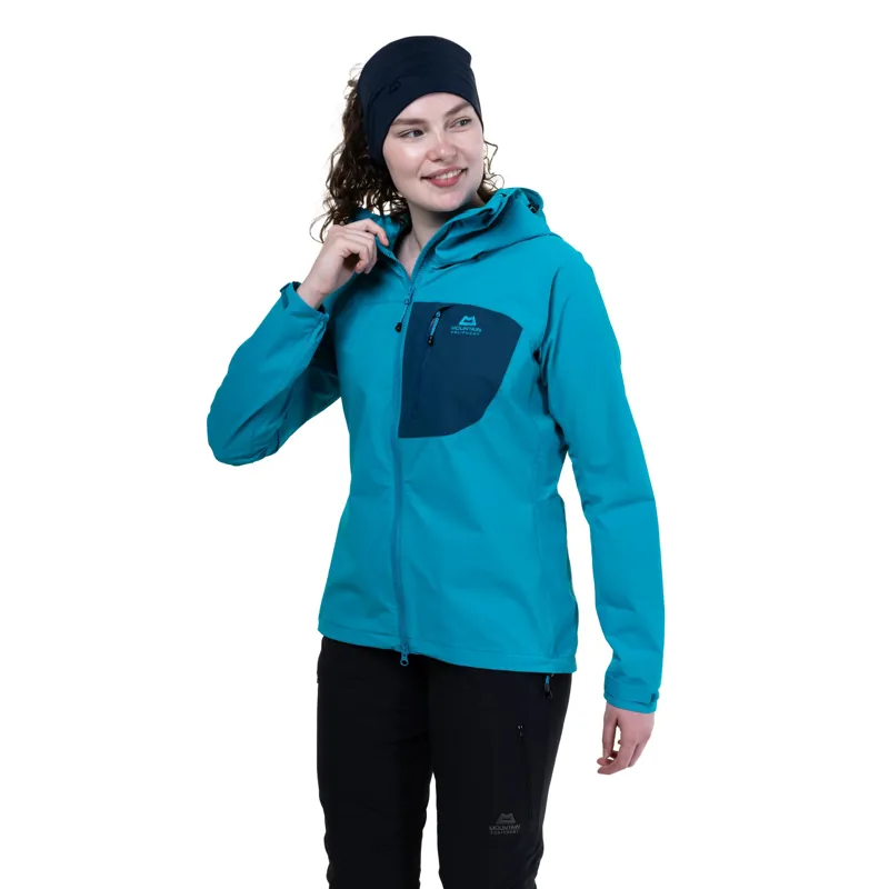 Mountain Equipment Womens Squall Hooded Jacket - Chili Red-Merlot-2