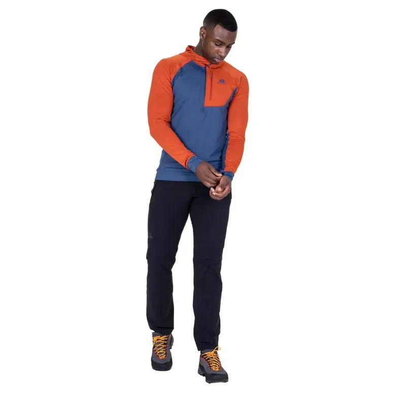 Mountain Equipment Mens Aiguille Hooded Top - Admiral Blue-3