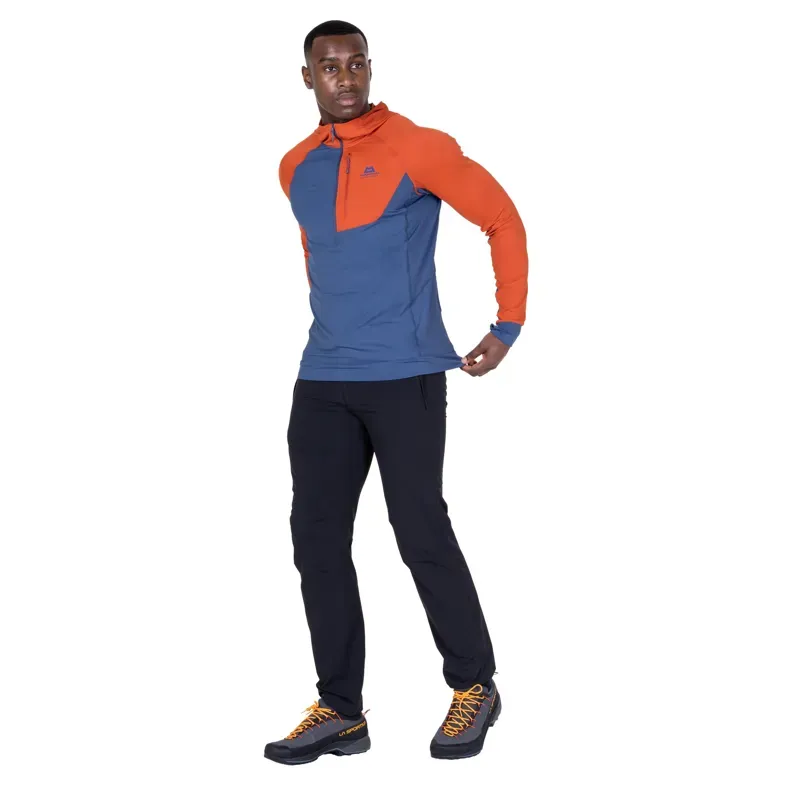 Mountain Equipment Mens Aiguille Hooded Top - Admiral Blue-4