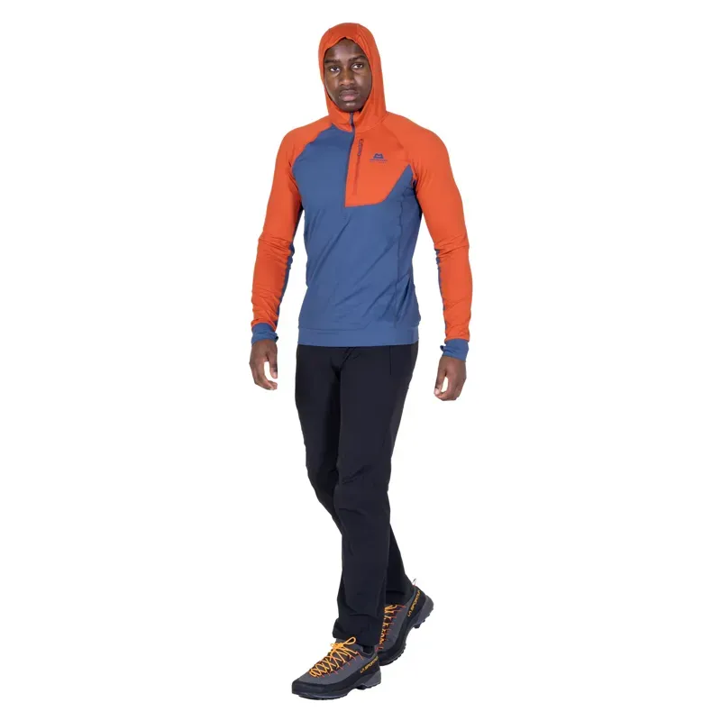 Mountain Equipment Mens Aiguille Hooded Top - Admiral Blue-6