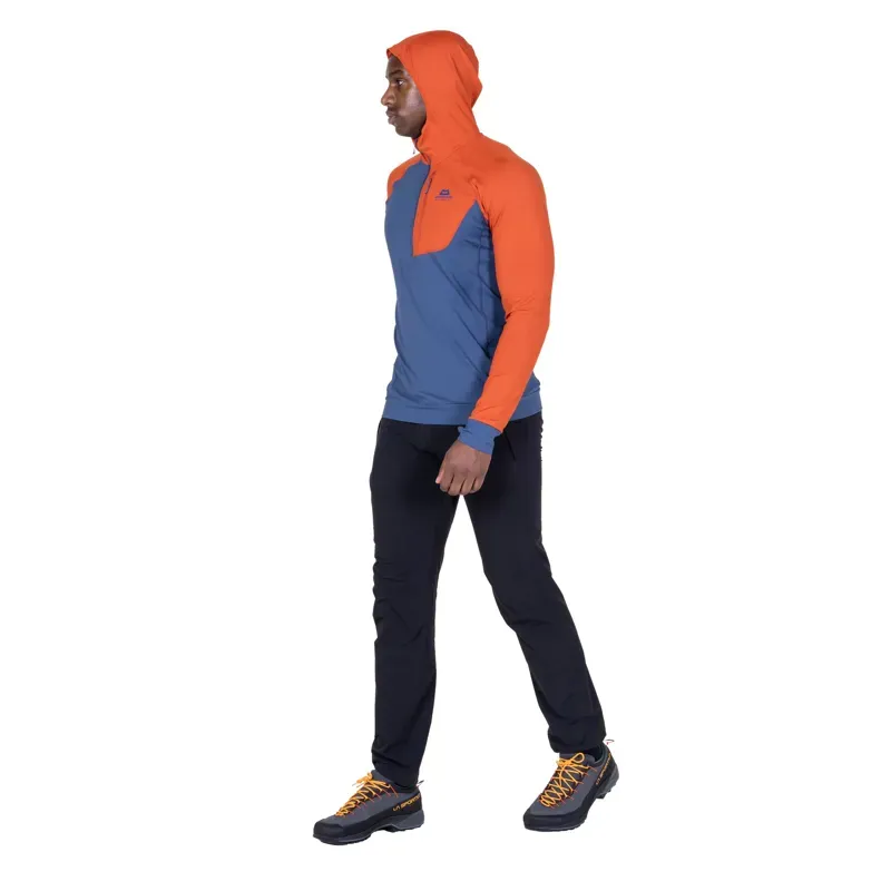 Mountain Equipment Mens Aiguille Hooded Top - Admiral Blue-7