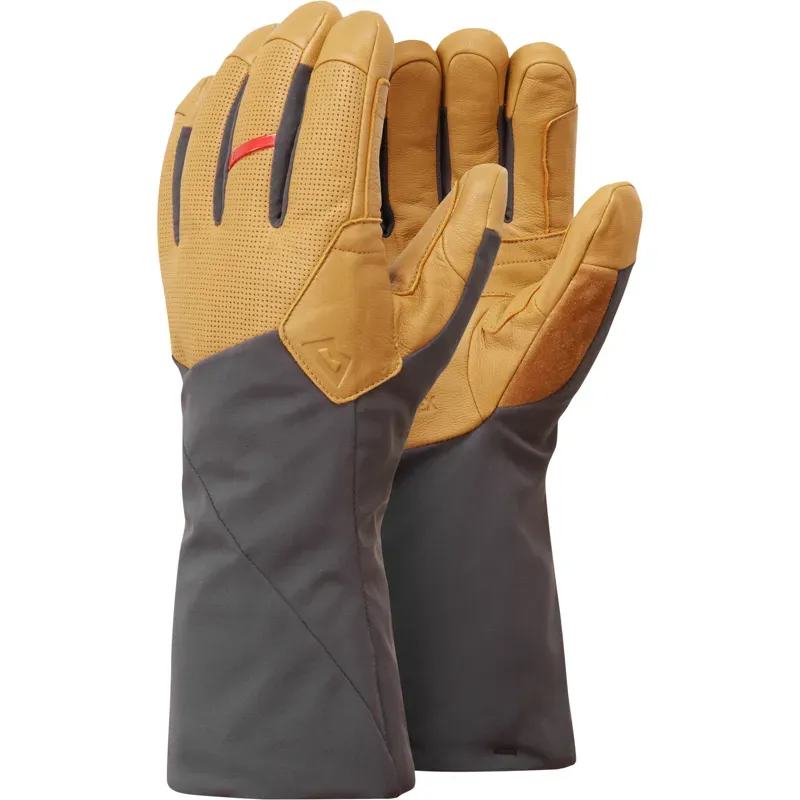 Mountain Equipment Hyper Couloir Gauntlet - Obsidian-Tan