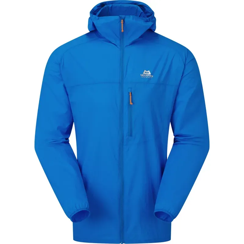 Mountain Equipment Mens Aerofoil Hooded Jacket - Atlantic Blue