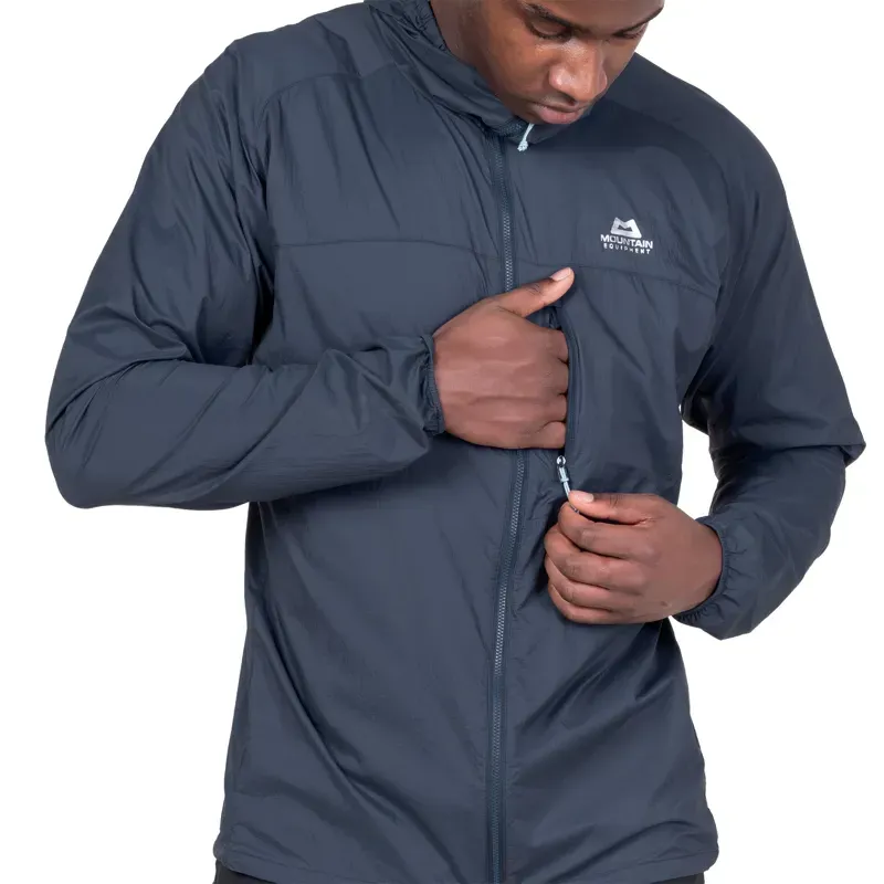 Mountain Equipment Mens Aerofoil Hooded Jacket - Blue Nights-5