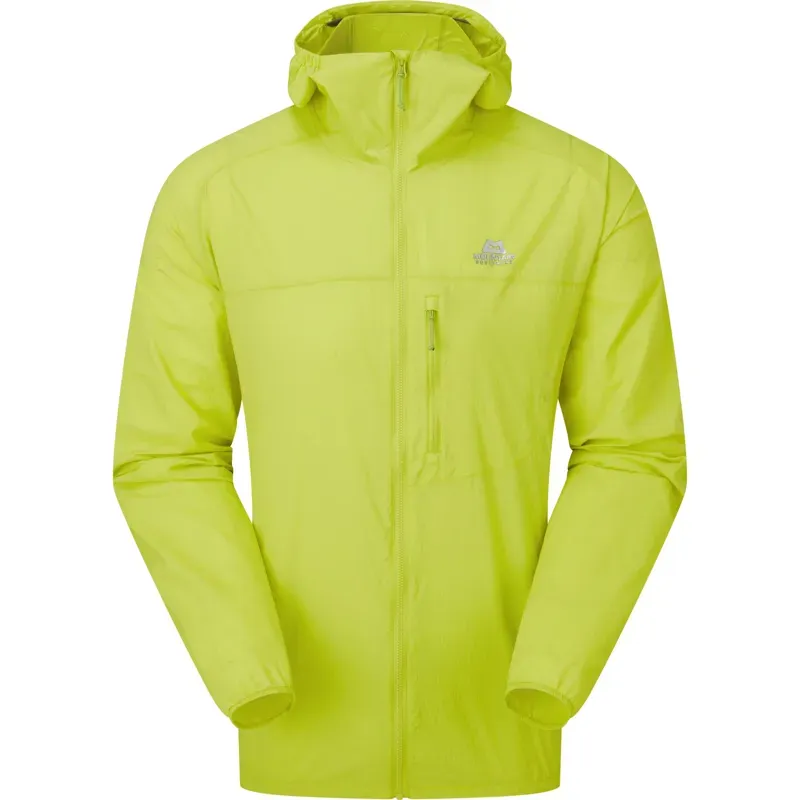 Mountain Equipment Mens Aerofoil Hooded Jacket - Vine Green