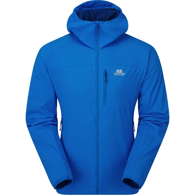 Mountain Equipment Mens Aerotherm Hooded Jacket - Atlantic Blue