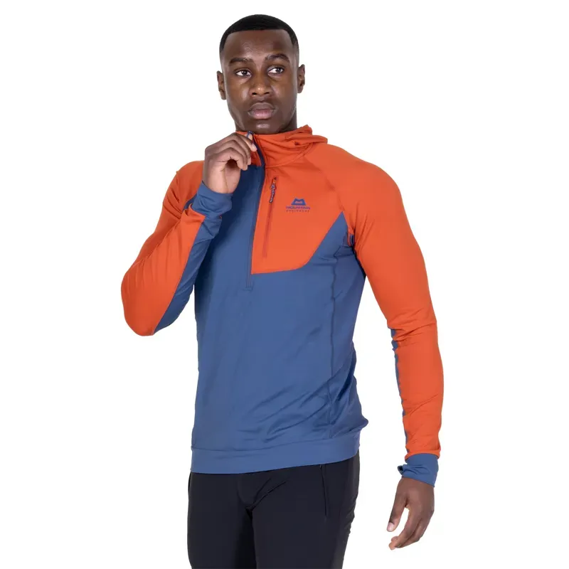 Mountain Equipment Mens Aiguille Hooded Top - Vine-Majolica-5