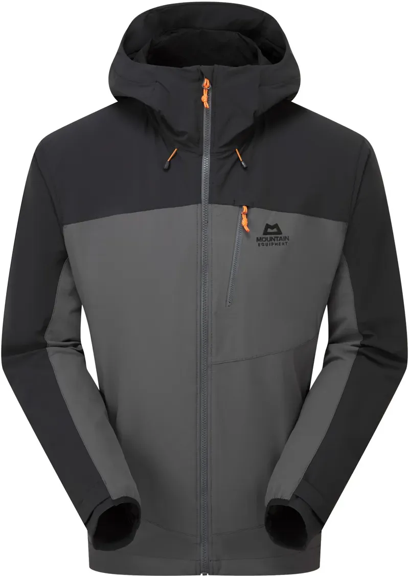 Mountain Equipment Mens Frontier Jacket - Anvil Grey-Black