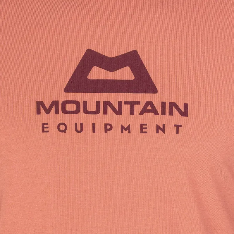 Mountain Equipment Mens Headpoint Emblem Tee - Etruscan Red-1