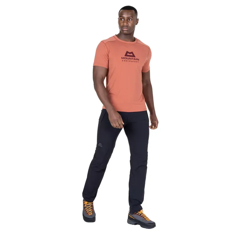 Mountain Equipment Mens Headpoint Emblem Tee - Etruscan Red-2