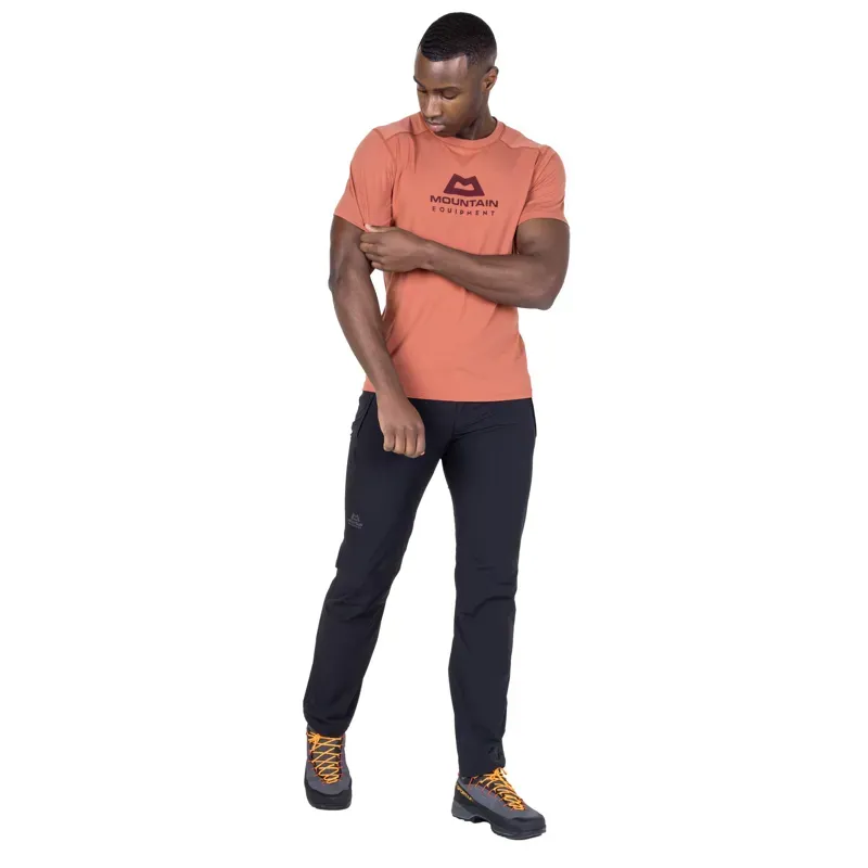 Mountain Equipment Mens Headpoint Emblem Tee - Etruscan Red-5