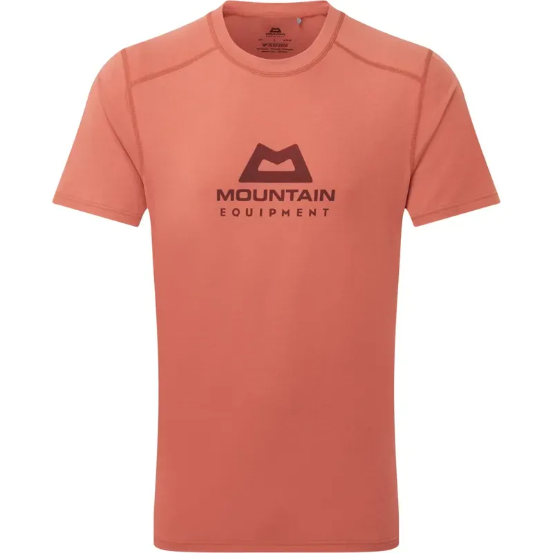 Mountain Equipment Mens Headpoint Emblem Tee - Etruscan Red