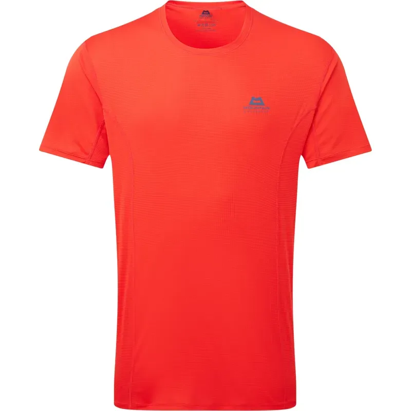 Mountain Equipment Mens Ignis Tee - Chili Red