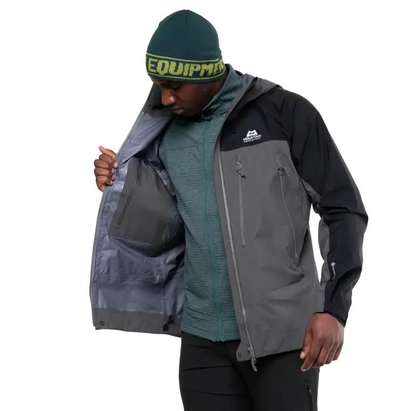 Mountain Equipment Mens Lhotse Jacket - Anvil Grey-Black-9