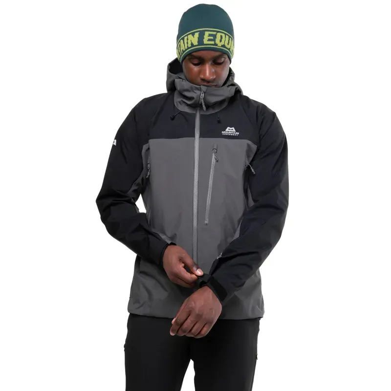 Mountain Equipment Mens Lhotse Jacket - Anvil Grey-Black-3
