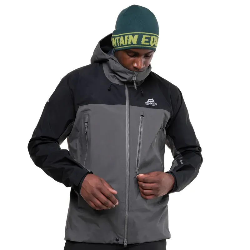 Mountain Equipment Mens Lhotse Jacket - Anvil Grey-Black-4
