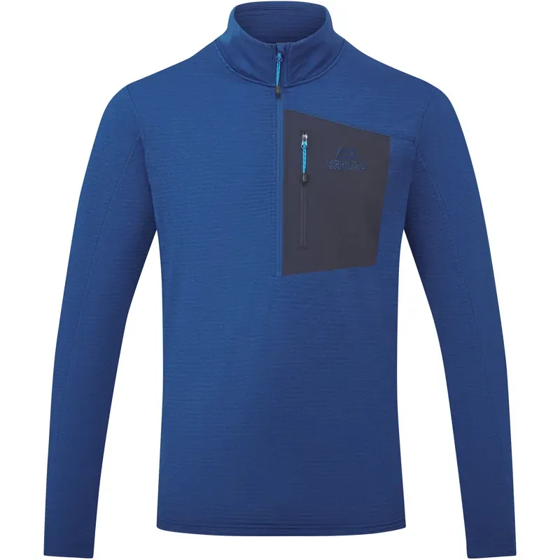 Mountain Equipment Mens Lumiko Zip-T Fleece - Admiral-Cosmos