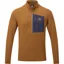 Mountain Equipment Mens Lumiko Zip-T Fleece - Walnut-Cosmos