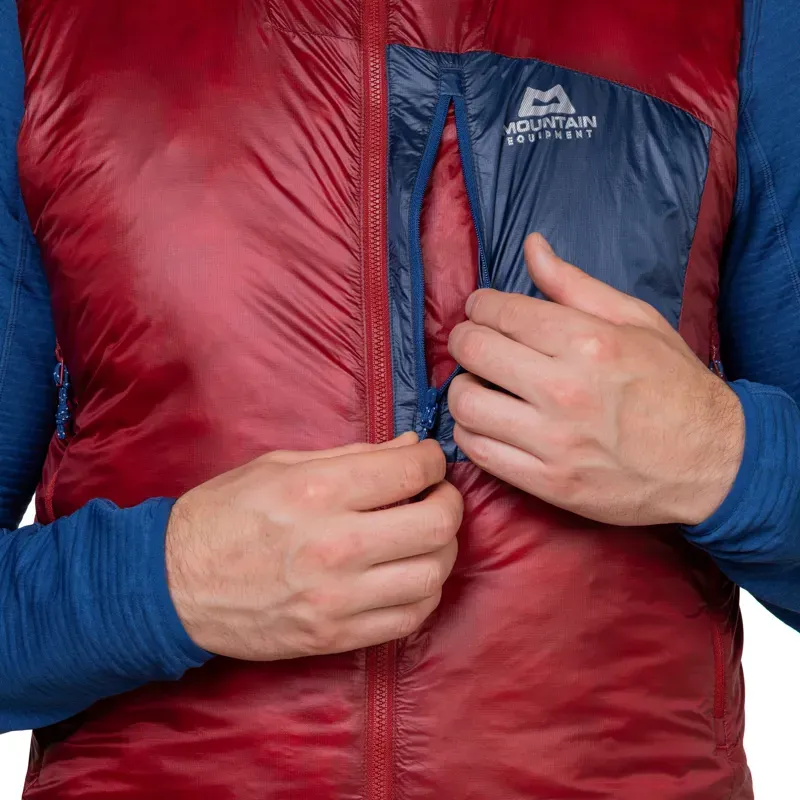 Mountain Equipment Mens Oreus Vest - Merlot-Admiral Blue-3