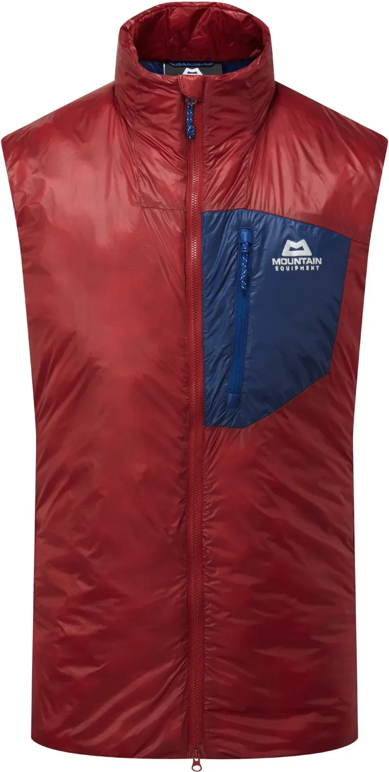Mountain Equipment Mens Oreus Vest - Merlot-Admiral Blue