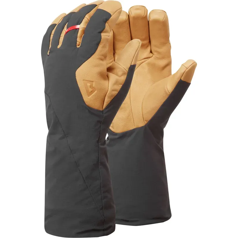 Mountain Equipment Serac Gauntlet - Black-Tan