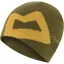Mountain Equipment Womens Branded Knitted Beanie - Dark Olive-Butterscotch