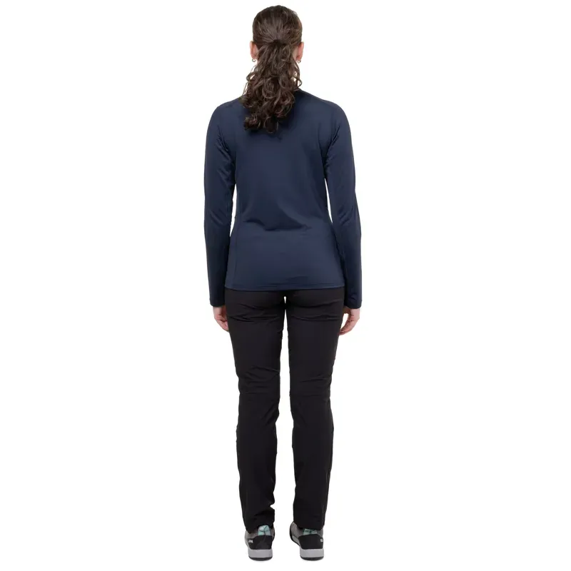 Mountain Equipment Womens Cerrig Long Sleeved Zip-Tee - Butterscotch-3