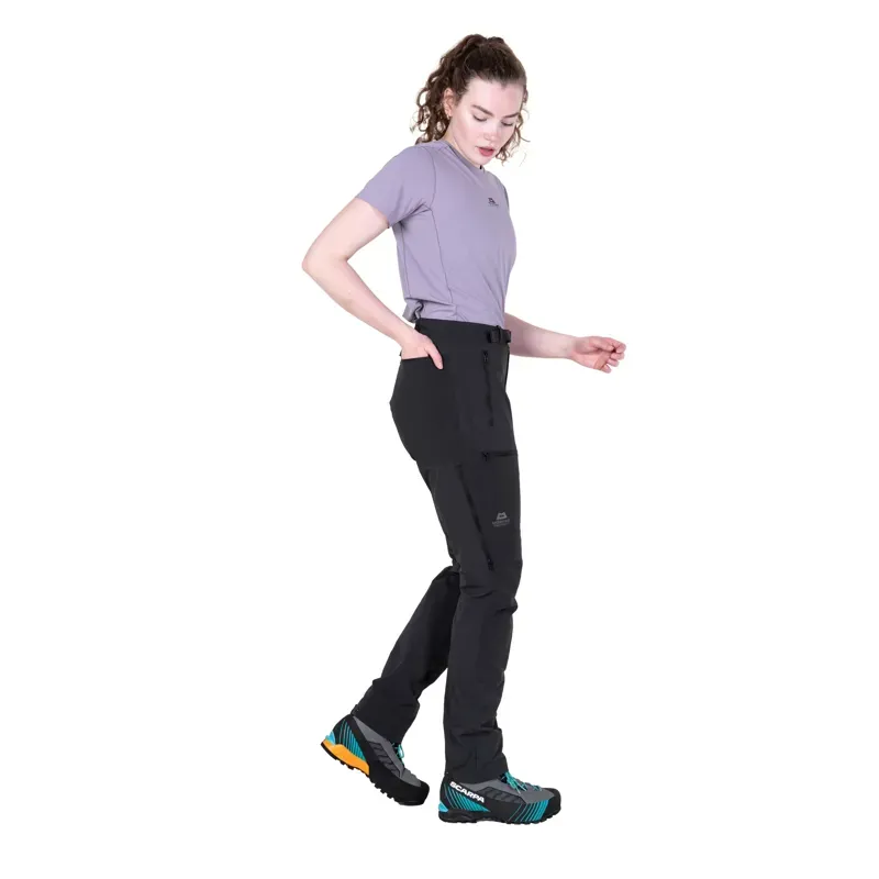 Mountain Equipment Womens Chamois Alpine Trousers - Black-4